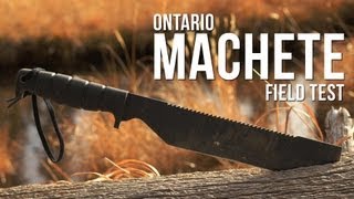 Ontario SPEC PLUS SP8 Machete Field Test [upl. by Donn]