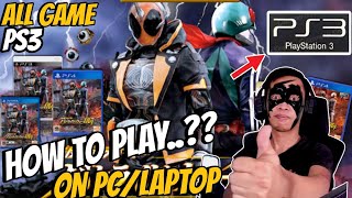 How To Play All Game PS3 ON PCLAPTOP [upl. by Nnylkoorb]