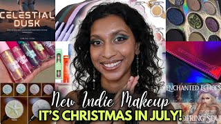 New Indie Makeup Releases Christmas in July [upl. by Auqenet]