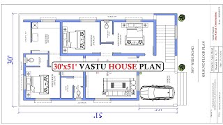 3Bhk WEST FACING HOUSE PLAN WITH CAR PARKING [upl. by Weig216]