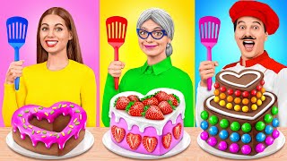 Me vs Grandma Cooking Challenge  Parenting Hacks by Mega DO Challenge [upl. by Esiled]