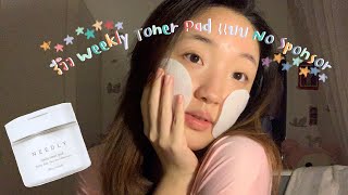 💘💘REVIEW NEEDLY DAILY TONER PAD💘💘💘 ควรตำไม่ตำ NO SPONSOR [upl. by Fanchan]