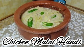 Chicken Malai Handi  Dawat special recipe by Life Spectrum [upl. by Wieche12]