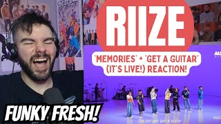 RIIZE  Memories  Get A Guitar Its Live Reaction [upl. by Andris233]