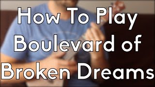 Boulevard of Broken Dreams  Ukulele Tutorial Learn Beginner Songs wtabs and solo [upl. by Levins]