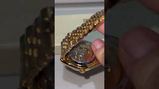 Diamond bezel automatic watch… watches time luxury [upl. by Betthezel]