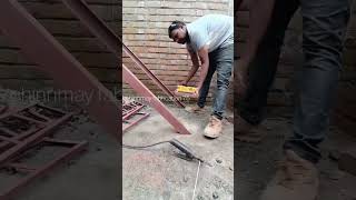 how to make stairs installation  granite step stairs stairdesign welldine [upl. by Cyrie302]