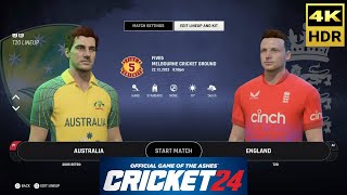 Cricket 24 PS5  Full Gameplay 4K HDR [upl. by Hurlee]