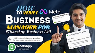 How To Verify Meta Business Manager  WhatsApp Business Api  Facebook Verified Business Manager [upl. by Hanfurd544]