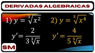 Derivadas Algebraicas Con Radicales  18 [upl. by Haldane]