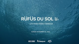 RÜFÜS DU SOL DJ Set  Live From Sydney Harbour  beatport Live [upl. by Lletnahc627]