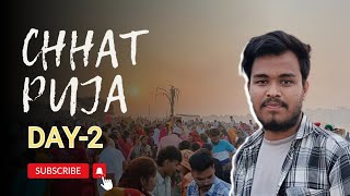 chhat puja Day 2  pithampur trending chhathpuja youtubevideo trendingvideo vlog vlogging [upl. by Le491]