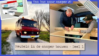 Camper Bouwen 9  Meubels in de camper maken  deel 1 [upl. by Hedy]