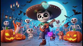 quotHaunted Skeleton Dance  Chumbala Cachumbala Halloweenquot Nursery Song with Lyrics [upl. by Burty]