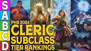 Cleric Subclass Tier Ranking in DampD 2024 [upl. by Derwin]