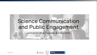 SYNB0HP3Science Communication and Public Engagement [upl. by Dimitri]