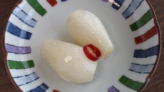 らっきょうの漬け方（土付き・塩漬け・甘酢漬け）  How to make Sweet Picked Scallions [upl. by Morry831]