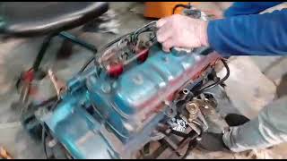 rebuild engine first run peugeot indenor [upl. by Neffirg]