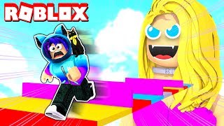 ESCAPING FROM THE EVIL BARBIE OBBY IN ROBLOX [upl. by Retsek]