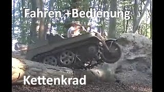 Kettenkrad NSU HK 101 Beschreibung Fahren  subtitel in English [upl. by Avigdor]