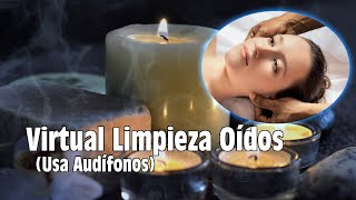 3D Limpieza y Masaje de Oídos Muy Realista Y relajante ASMR Holofonías  Ear Cleaning  Night ASMR [upl. by Carpet]