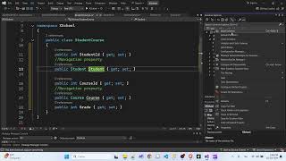 entity framework core corso italiano 03 navigation properties [upl. by Eetsirhc]