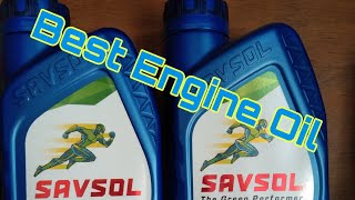 SAVSOL engine oil motorcycle bike [upl. by Wyon]