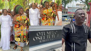 Otomfo Couldn’t hold his Laughter🤣When Akrob3to started Giving his Speech At the Jubilee Hall Open [upl. by Haakon]