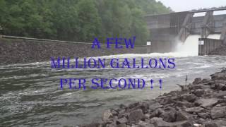 Normandy Dam  Flood Gates Open    04 23 2017  Coffee County Tennessee [upl. by Akkeber]