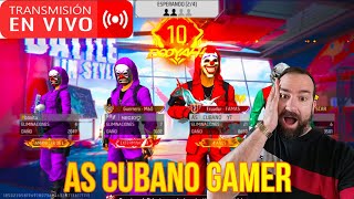 DIRECTO DE FREE FIRE SUBIENDO A GRAN MAESTRO TOP GLOBAL AS CUBANO GAMER 😎 [upl. by Domeniga679]