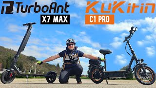 Trottinette Ou Draisienne  TurboAnt X7 Max Vs KuKirin C1 Pro [upl. by Eilrahc]