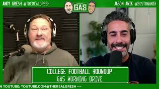 CFB Roundup Notre Dame Dominates Army CFB Playoffs and SEC Showdowns  Andy Gresh with Jason Anik [upl. by Lord839]