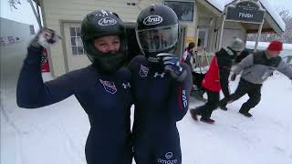 Worldcup 3 Lake Placid 2Woman Bobsleigh Heat 1 [upl. by Assennej158]