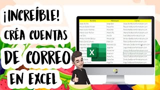 Excel ordenar una lista de nombres con apellido [upl. by Yup]