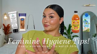 10 FEMININE HYGIENE TIPS EVERY WOMAN NEEDS TO KNOW smell fresh all day  glowy skin amp oral hygiene [upl. by Eiramnna110]