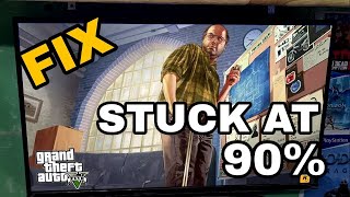 GTA 5 Stuck on Loading Screen 90 Fix PS4 [upl. by Torp]