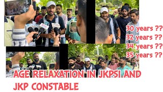 AGE RELAXATION DEMAND RISE FOR JKPSI AND JKP CONSTABLE jkpolicejob jkp agerelaxation jkpsi [upl. by Amairam560]