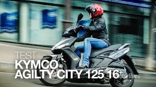 TEST  KYMCO AGILITY CITY 125 la nouvelle vague [upl. by Newg]