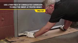 Xcluder Rodent Proof Door Sweep Installation Instructions [upl. by Hamilah912]