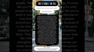 Mutable Signs  How do people perceive you Gemini Virgo Sagittarius Pisces mutablesigns [upl. by Weitman]