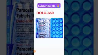 Dolo 650 Tablet ।। Dolo 650 tablet uses and their composition।।shorts viralshorts ytshorts [upl. by Tonry]