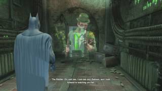 Batman Return to Arkham  Arkham City riddler hostage 2 [upl. by Ahsiad]