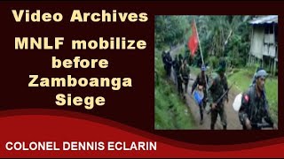 Video Archives MNLF mobilize before Zamboanga Siege [upl. by Eikciv]