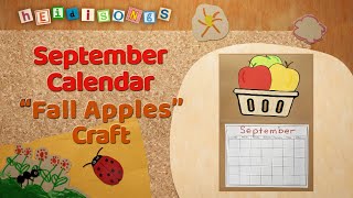 September Calendar  Crafts with Miss Kim [upl. by Arly]