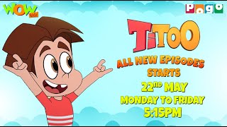 TiToo New Episodes on PogoChannel from 22nd May  New Animated Cartoon For Kids [upl. by Ttegirb]