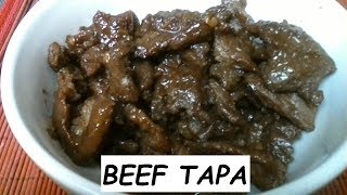 How to make BEEF Tapa  Beef Tapa Recipe  Philippine Food [upl. by Lateh484]