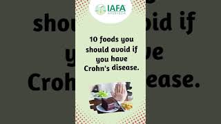 10 Foods That Can Worsen Crohns Disease  Strictly Avoid shorts [upl. by Theresa]