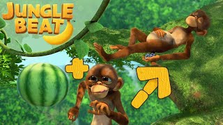 Munki  Watermelon  Jungle Beat  Cartoons for Kids  WildBrain Bananas [upl. by Kanal]