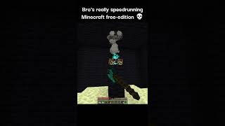 Minecraft freeedition speedrun [upl. by Laen]