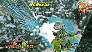 Stealing Ice Wyvern Eggs On A Deinonychus Feathered Raptor  Ark Valguero DLC Gameplay [upl. by Rowan]